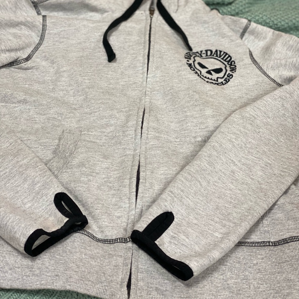 Harley-Davidson Grey Zip Up